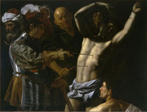 CECCO DEL CARAVAGGIO Martyrdom of Saint Sebastian.